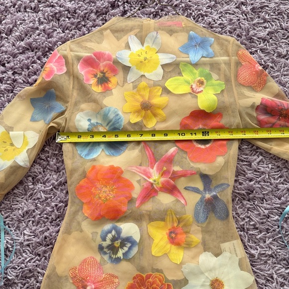 Gorgeous Floral Sheer Blouse - Tyler Mcgillivary - Picture 5 of 6